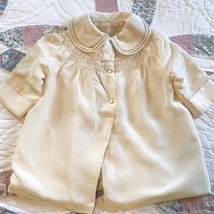 VTG BABY JACKET! formal,christening, photo op hand made detail 1930’s ivory